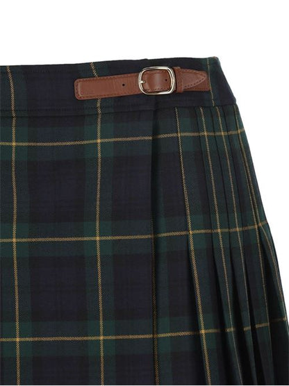 WOOL MINI SKIRT