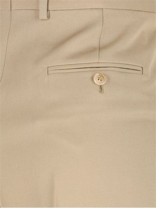 WOOL AND COTTON TROUSERS