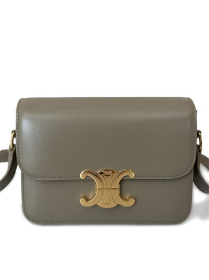 TRIOMPHE TEEN LEATHER CROSSBODY BAG