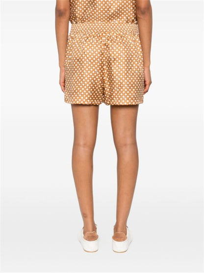 PRITNED SILK SHORTS
