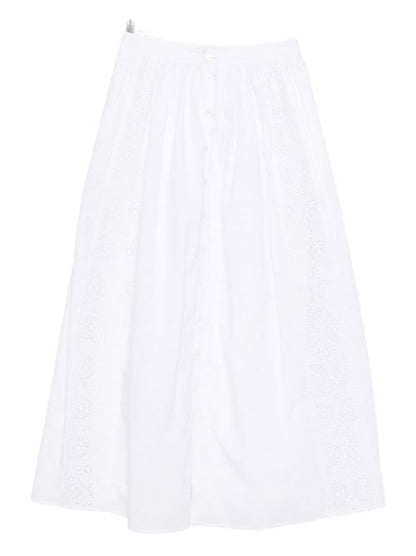 COTTON MIDI SKIRT
