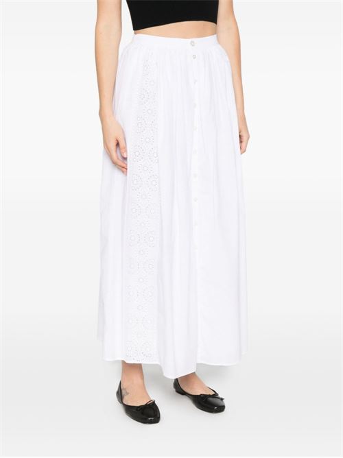 COTTON MIDI SKIRT