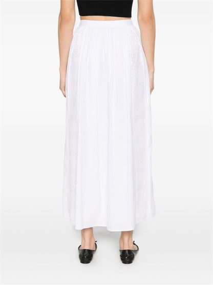COTTON MIDI SKIRT
