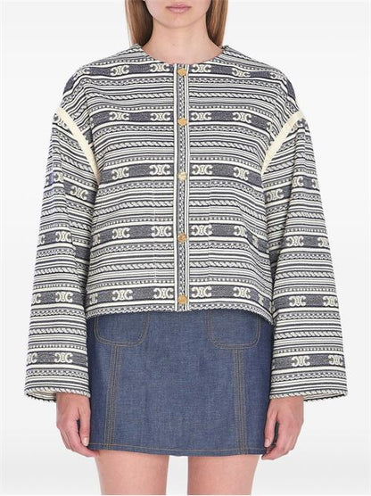 COTTON AND WOOL BLEND JACKET