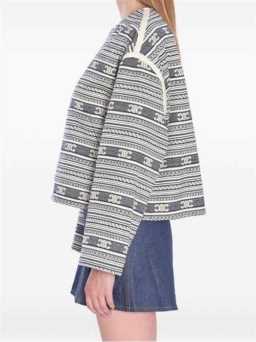 COTTON AND WOOL BLEND JACKET
