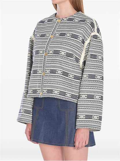 COTTON AND WOOL BLEND JACKET