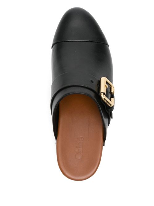 JEANNETTE LEATHER CLOGS