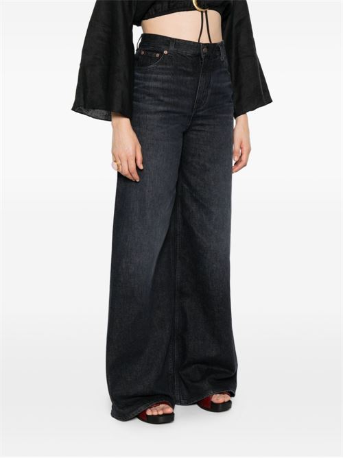 WIDE-LEG DENIM JEANS