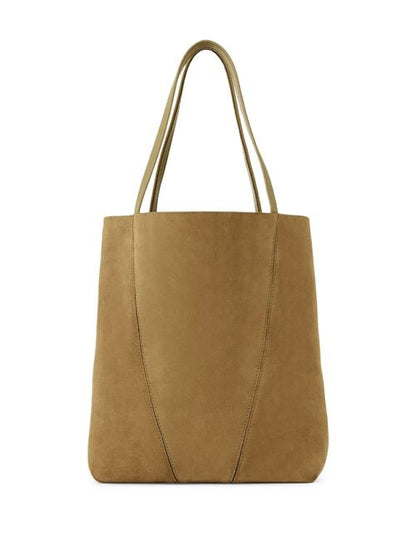 SPIN SUEDE LEATHER TOTE BAG