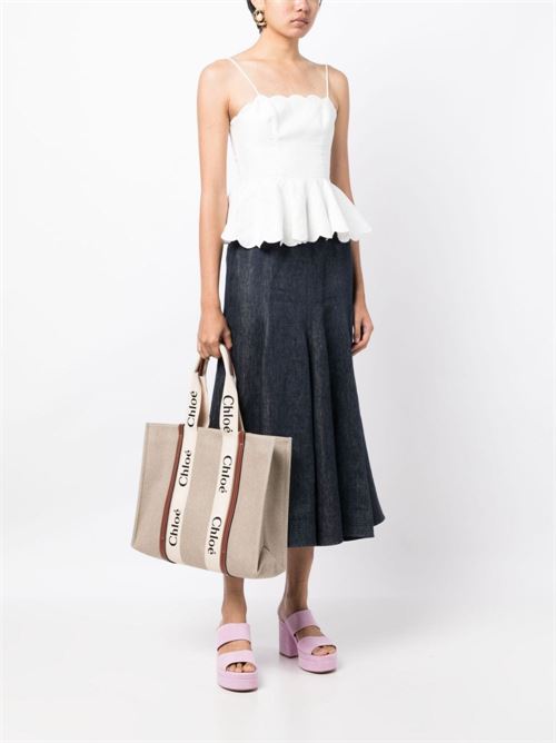 WOODY LARGE CANVAS TOTE