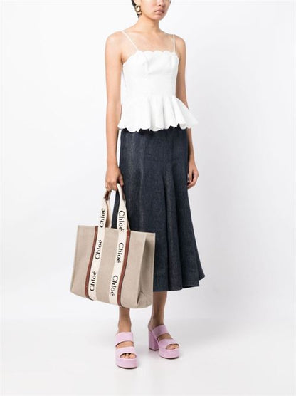 WOODY LARGE CANVAS TOTE