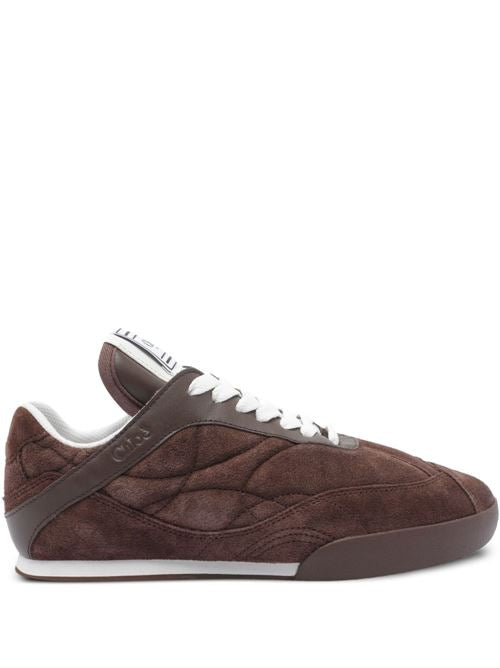 CHLOÈ KICK SUEDE LEATHER SNEAKERS