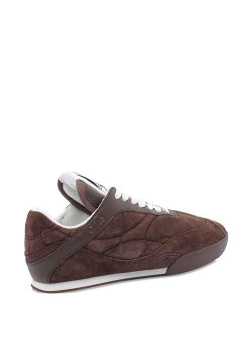 CHLOÈ KICK SUEDE LEATHER SNEAKERS