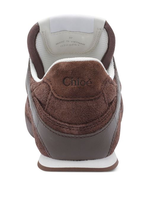 CHLOÈ KICK SUEDE LEATHER SNEAKERS