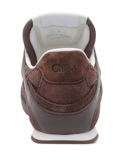 CHLOÈ KICK SUEDE LEATHER SNEAKERS