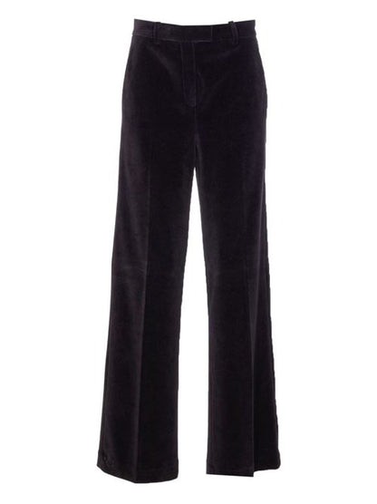 COTTON WIDE-LEG TROUSERS