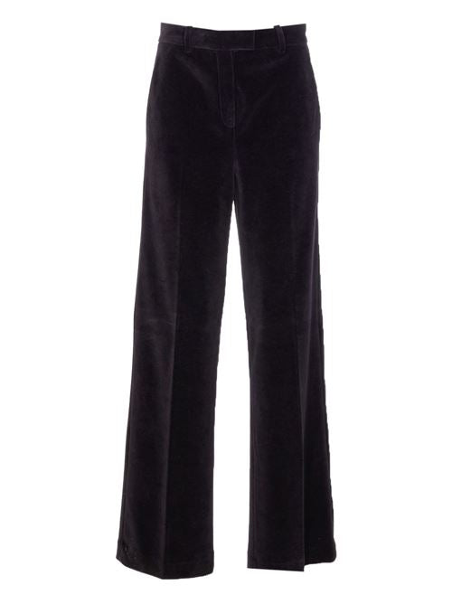 COTTON WIDE-LEG TROUSERS
