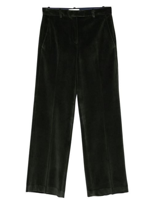 COTTON WIDE-LEG TROUSERS