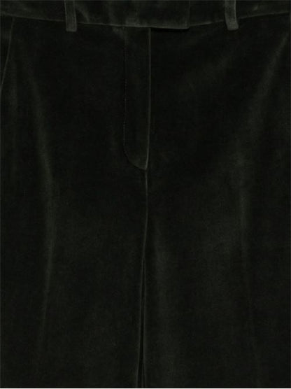 COTTON WIDE-LEG TROUSERS