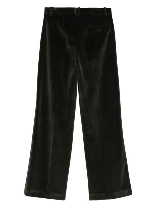 COTTON WIDE-LEG TROUSERS