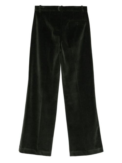 COTTON WIDE-LEG TROUSERS