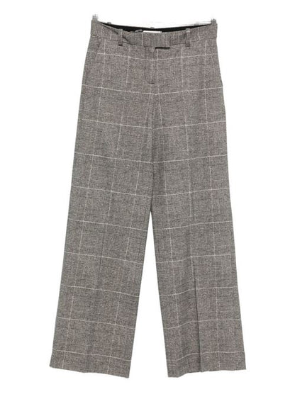 COTTON WIDE-LEG TROUSERS
