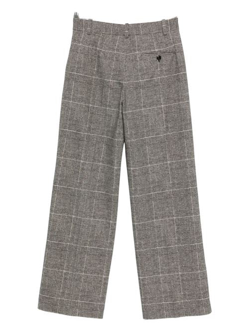COTTON WIDE-LEG TROUSERS