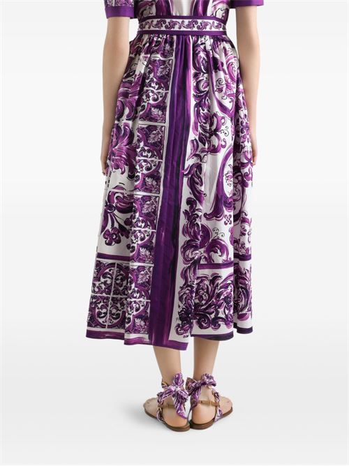 MAIOLICA PRINT COTTON SHIRTDRESS