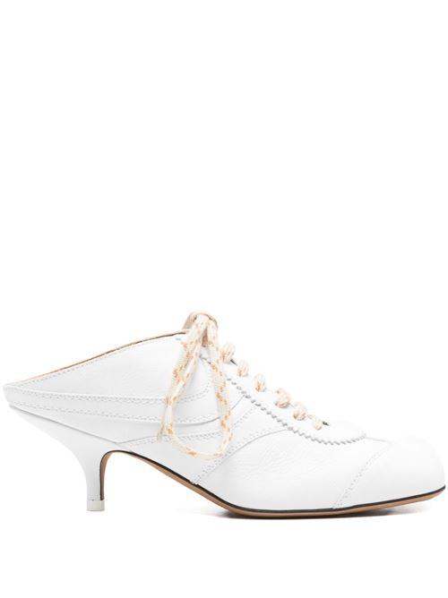 LEATHER HEEL SNEAKERS