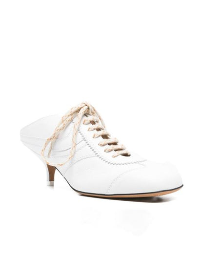 LEATHER HEEL SNEAKERS