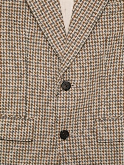 WOOL SINGLE-BREASTED BLAZER JACKET