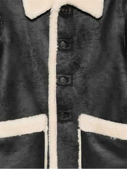 FAUX LEATHER JACKET