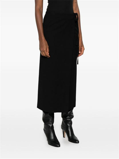 MIDI WRAP SKIRT