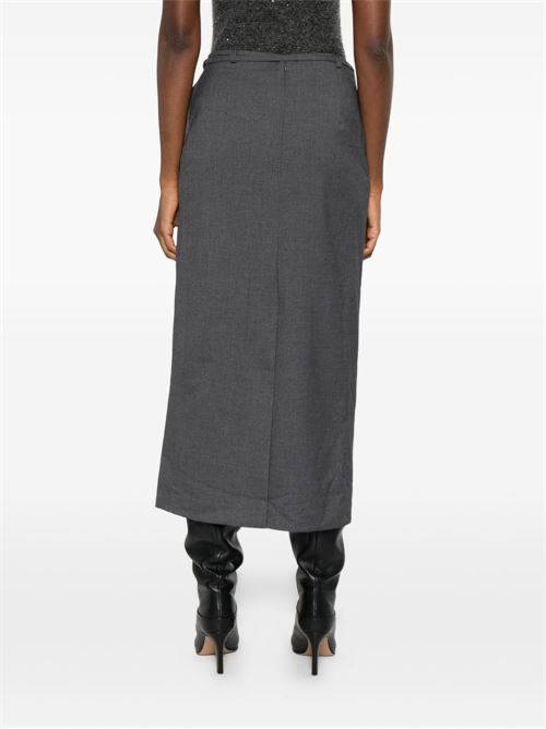 MIDI WRAP SKIRT