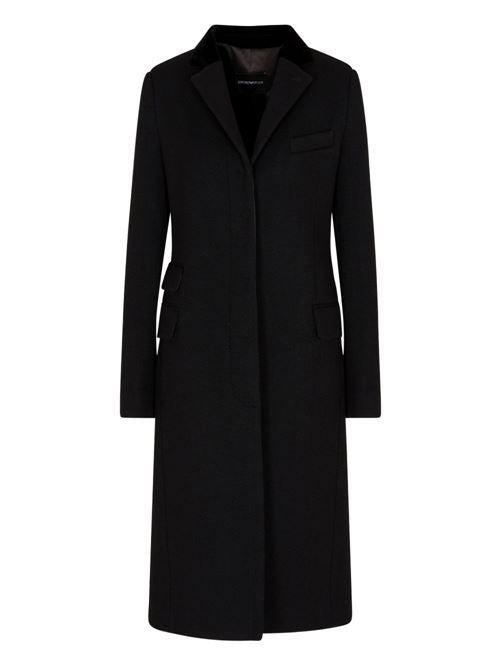 WOOL SINGLE-BREASTED COAT