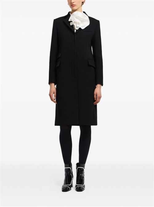 WOOL SINGLE-BREASTED COAT