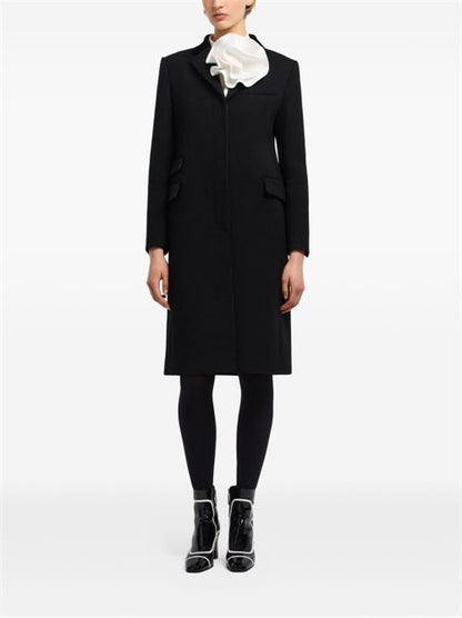 WOOL SINGLE-BREASTED COAT