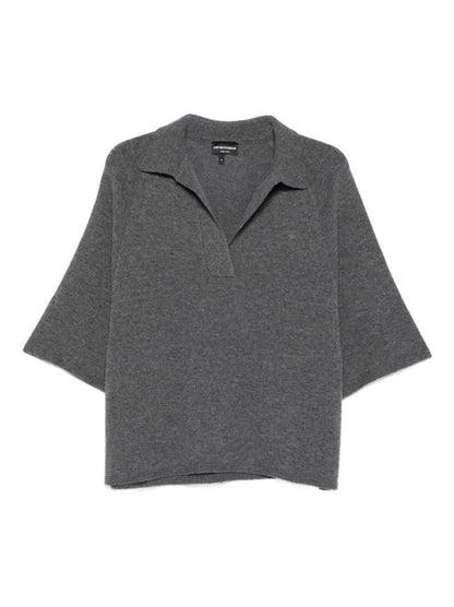 WOOL OVERSIZED POLO SHIRT