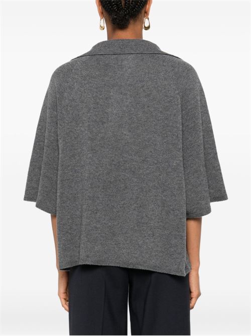 WOOL OVERSIZED POLO SHIRT