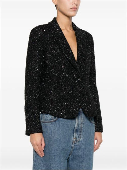 LUREX SINGLE-BREASTED JACKET