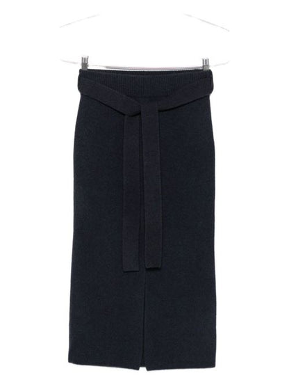 WOOL MIDI SKIRT