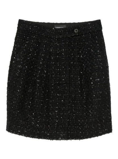 WOOL BLEND MINI SKIRT