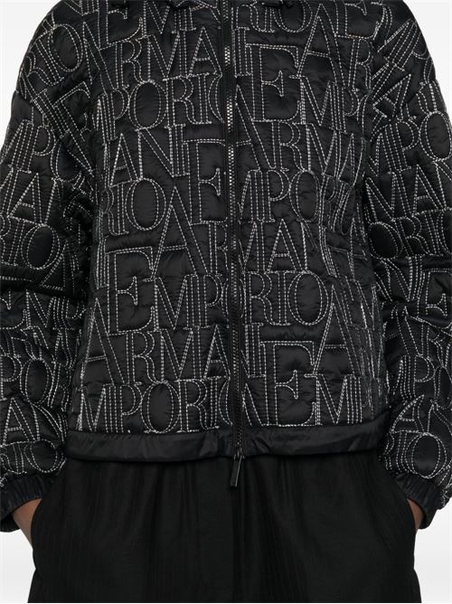 ALLOVER LOGO NYLON BLOUSON JACKET