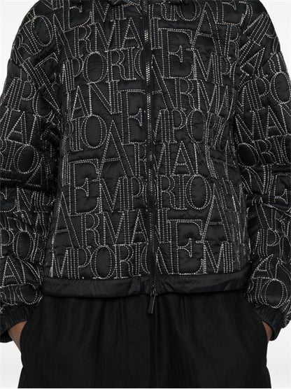 ALLOVER LOGO NYLON BLOUSON JACKET