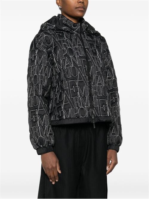 ALLOVER LOGO NYLON BLOUSON JACKET