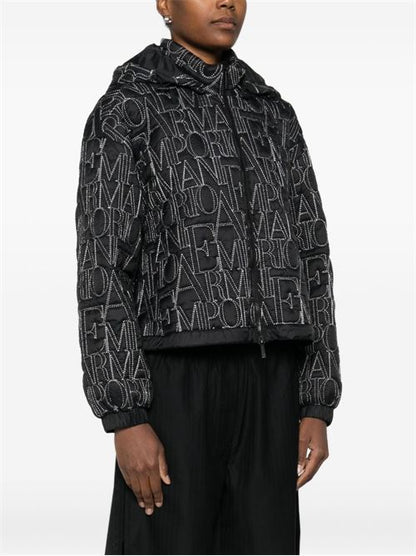 ALLOVER LOGO NYLON BLOUSON JACKET