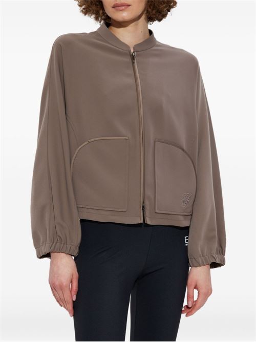 ZIPPED BLOUSON JACKET
