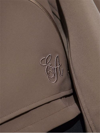 ZIPPED BLOUSON JACKET