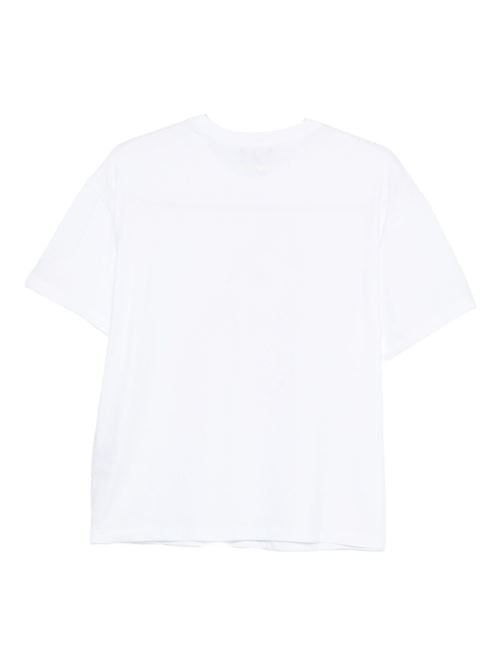 COTTON T-SHIRT WITH GIORGIO ARMANI PRINT