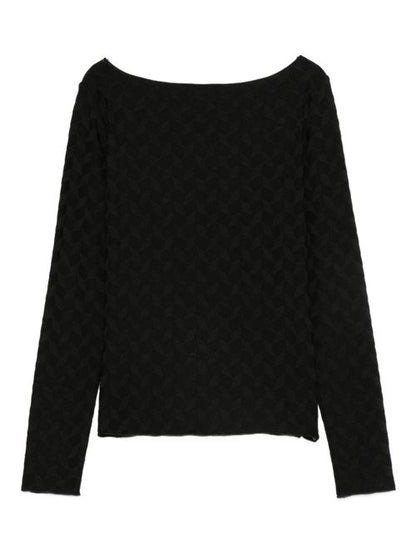 BOAT-NECK JUMPER
